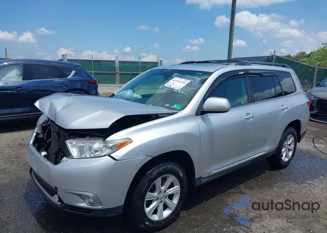 2012 Toyota Highlander Se V6 from USA, damaged, VIN 5TDBK3EH0CS139825